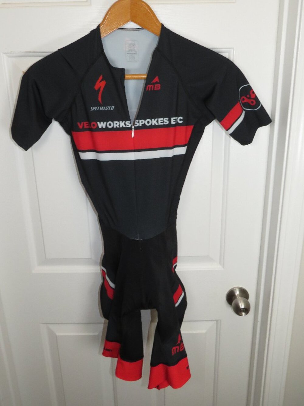 Mt. Borah Teamwear Mens Triathlon Suit Specialized Velo Size XS